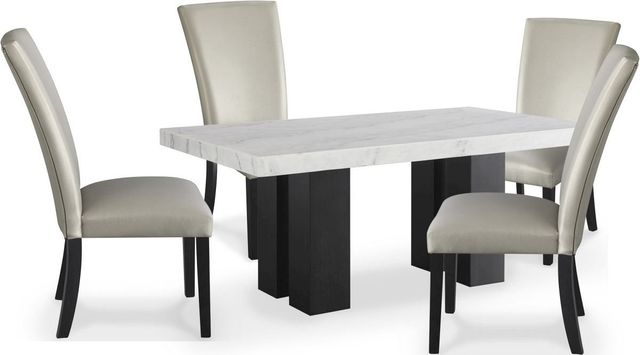 Signature Design by Ashley® Vollardi White Dining Side Chair-4