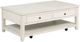 Coaster® Payne Distressed White Lift Top Coffee Table-0