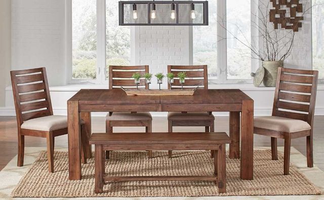 A-America® Anacortes Salvaged Mahogany Dining Table-2