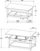 Coaster® Lindenton 2-Piece Blonde Lift-Top Coffee Table and End Table Set-2