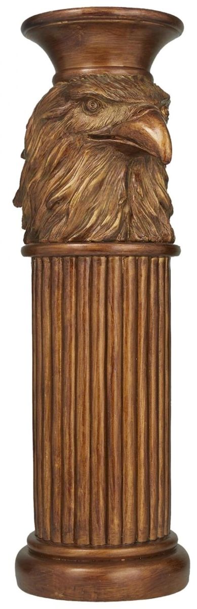 Deco Marche Bronze Eagle Pedestal Table-0