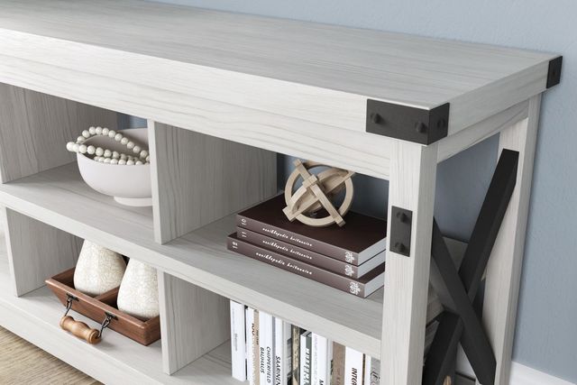 Signature Design by Ashley® Bayflynn White Washed Large TV Stand-2