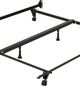 Beaudoin Heavy Duty Metal Bed Frame with Casters for Queen-King Bed-1