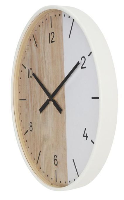 Deco Marche Brown Two-Toned Wall Clock-1