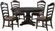 Liberty Furniture Paradise Valley 5-Piece Saddle Brown/Tobacco Pedestal Table Set-0