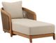 Dovetail Furniture Cian Natural//Sand Olefin/Teak Outdoor Lounge Chair-0