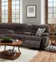 Franklin™ Tribute Bourbon Chocolate Dual Power Reclining Loveseat-1
