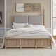 Liberty Furniture Proximity Place Barley/Barley Buff Queen Poster Bed-1