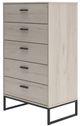 Signature Design by Ashley® Socalle Light Natural Chest-2