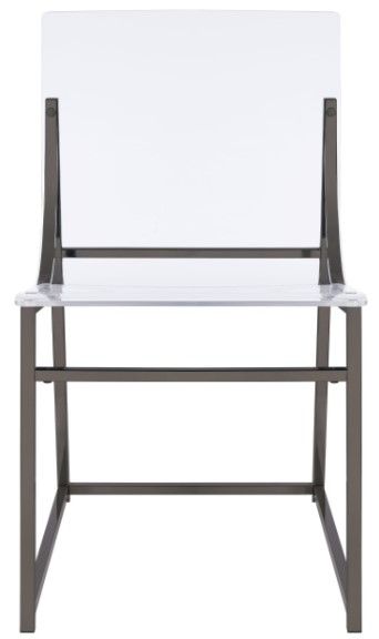 Coaster® Adino Black Nickel Dining Side Chair-1