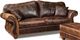 Campio Furniture Legacy Leather Tucson Brown Sofa-0