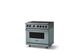 Viking® 7 Series 36" November Sky Pro Style Natural Gas Range-2