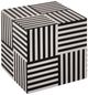 TOV Furniture Cube Black/White Side Table-0