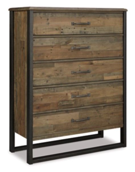 Signature Design by Ashley® Sommerford 4-Piece Brown Queen Panel Storage Bed Set-3