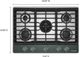 KitchenAid® 30" Juniper Gas Cooktop with 5 Burners and Integrated Wok Grate-5