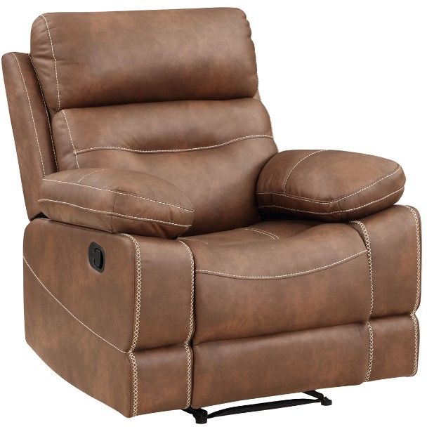Steve Silver Co. Rudger Chestnut Manual Recliner-0