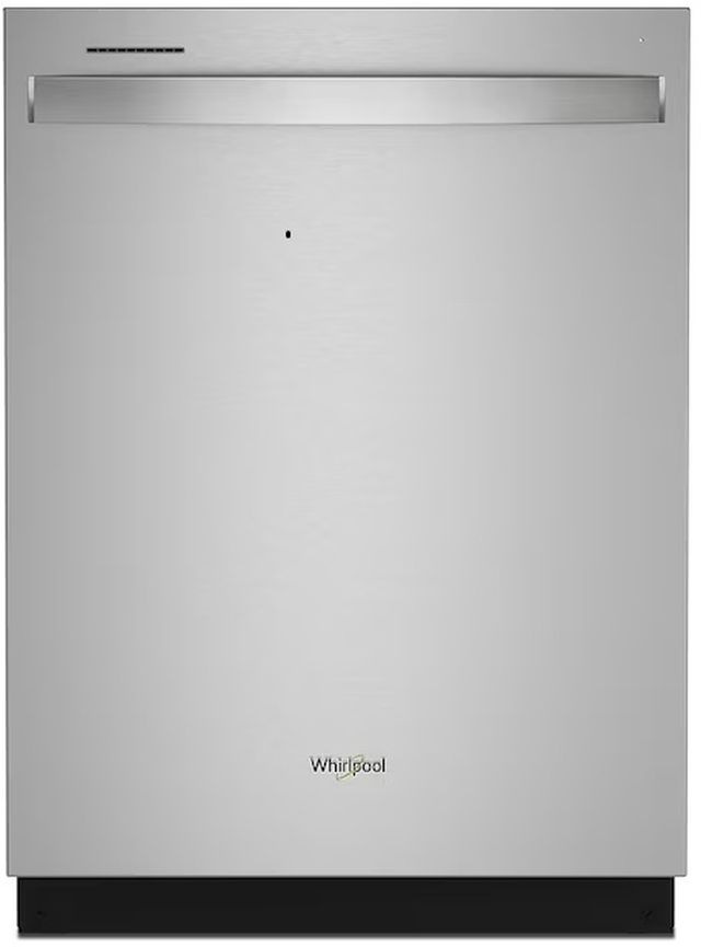 Whirlpool® 24" Stainless Steel Top Control Built-In Dishwasher with Spin & Load Rack and AI Intelligent Wash-0