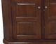 American Heartland Manufacturing Poplar Arched Base Tall Corner TV Stand-1