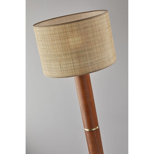 Adesso® Napa Walnut Floor Lamp-2