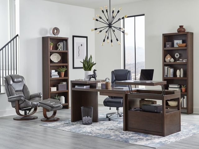 Parker House® Elevation Warm Elm Functional File with Lift Top-3