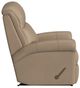 Flexsteel® Customizable Davis Leather Manual Rocking Recliner-3