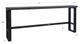 Powell® Haywood Gray Sofa Bar Table with Gunmetal Base-2