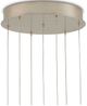 Currey & Company Rame Multi-Drop Copper/Painted Silver Pendant Lighting-2