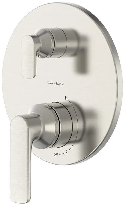 American Standard Aspirations Brushed Nickel 2-Handle 2 or 3 Way Shower Diverter Trim with Cartridge-1