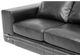 Michael Amini® Mia Bella Black/Stainless Steel Loveseat-3