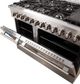 FORNO® Galiano 48" Stainless Steel Pro Style Dual Fuel Range-4