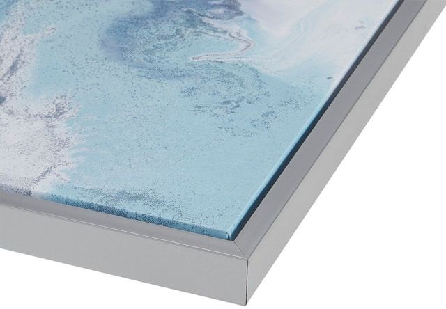 Olliix by Madison Park Blue Set of 2 Blue Lagoon 2 Gel Coat Framed Canvas Pieces-4