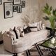 Michael Amini® Carmela Mansion Zinc/Silver Sofa-1