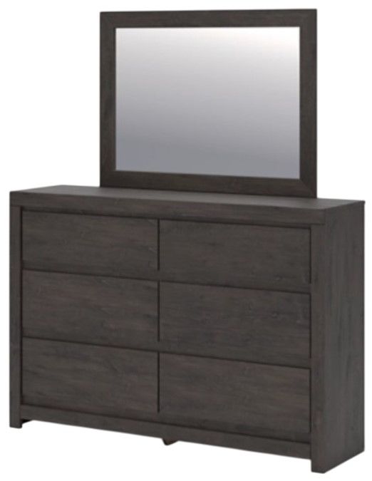 Signature Design by Ashley® Fraluna Charcoal Dresser and Mirror-3