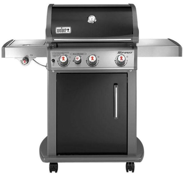 Weber® E-330™ 3-Burner Black Freestanding Liquid propane Gas Grill-0
