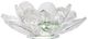 A & B Home Chrome/Green Lotus Candle Holder-1