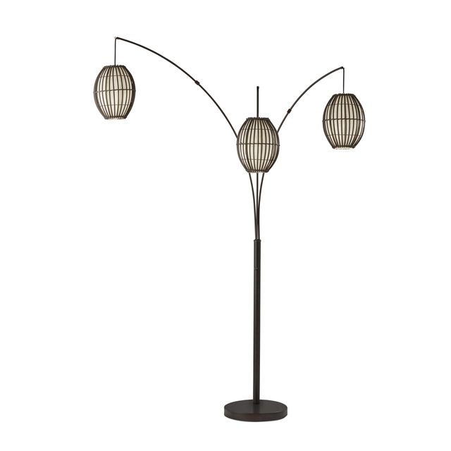 Adesso® Maui Antique Bronze Floor Lamp-0