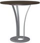 Amisco Customizable Dalia Birch Veneer Bar Table with Metal Turnip Base-0