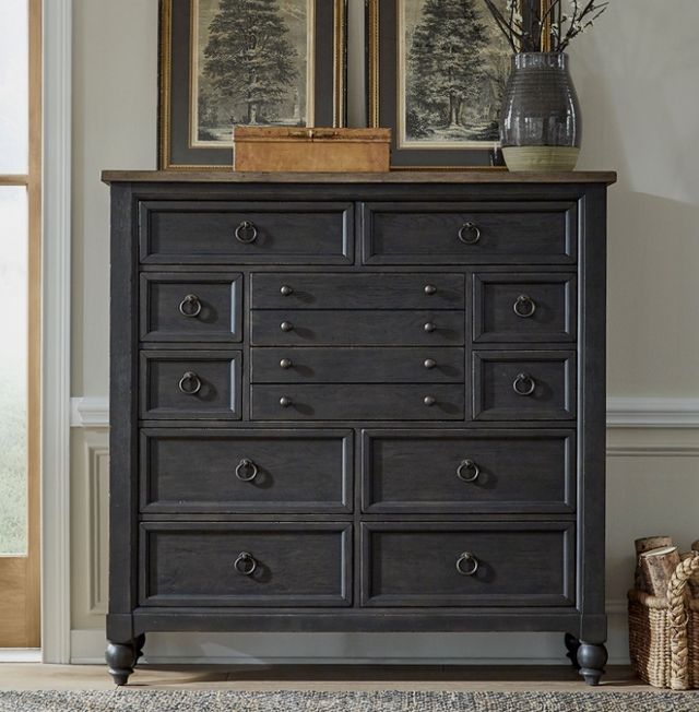 Liberty Furniture Americana Farmhouse Black Chesser-1