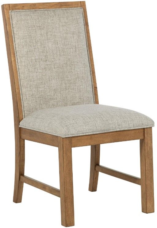 Coaster® Bruner Gray/Natural Brown Side Chair-0