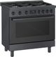 Bosch® 800 Series 36" Black Stainless Steel Pro Style Dual Fuel Range-2