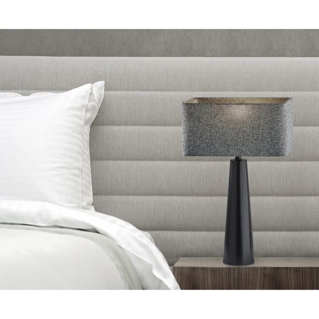 Adesso® Lillian Dark Gray Table Lamp-1