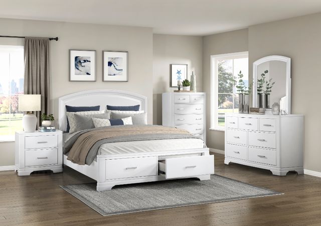 Homelegance® Hudson White Nightstand-1