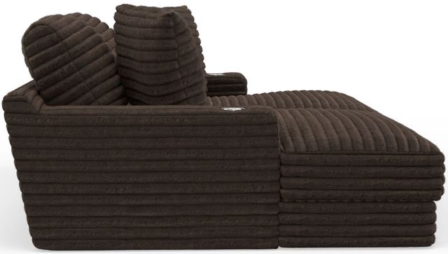 Jackson Furniture Comfrey 2-Piece Chocolate Double Wide Chaise Sectional-3