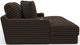 Jackson Furniture Comfrey 2-Piece Chocolate Double Wide Chaise Sectional-2