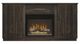 International Furniture Direct Dark Mezquite Stained Dark TV Stand-2