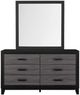 Global Furniture USA Lisbon 5-Piece Black/Dark Gray Queen Bedroom Set-3
