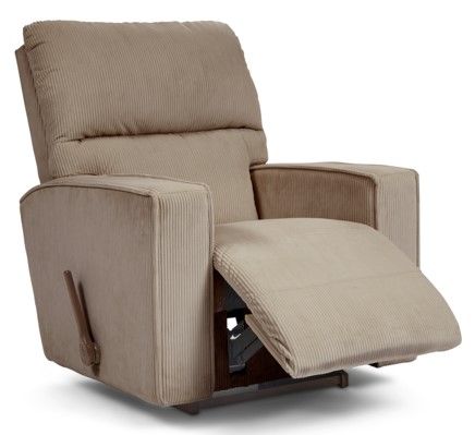 La-Z-Boy® Maddox Driftwood Manual Rocking Recliner-4