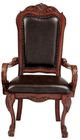 ACME Furniture Dresden 2-Piece Brown/Cherry Arm Chair Set-3