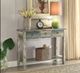 ACME Furniture Glancio Antique White/Teal Console Table-1