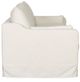 Vanguard® Furniture Thea Identify Ivory Two Seat Slipcovered Muslin Sofa-3